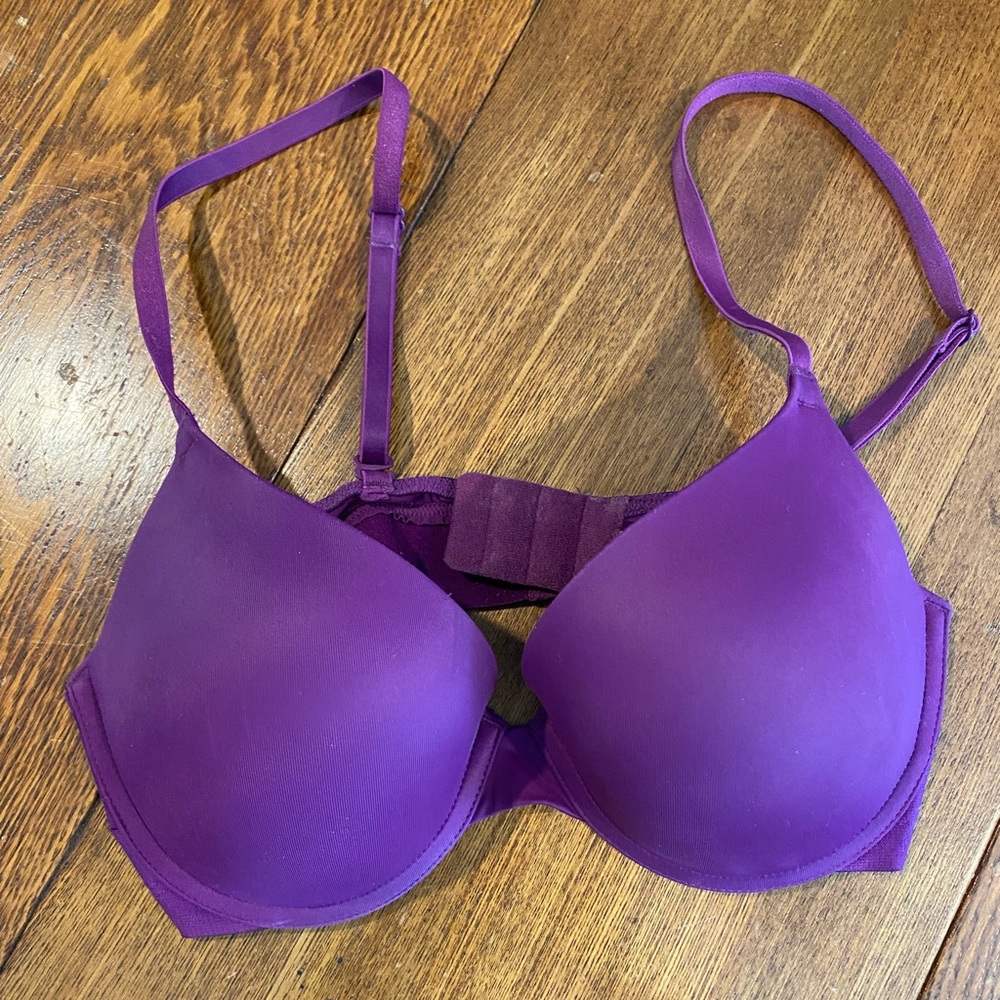 Victoria's Secret Purple T-Shirt Bra with Underwire Support